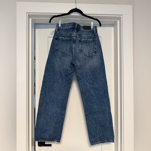 Pistola Lexi Mid Rise Bowed Straight Jean